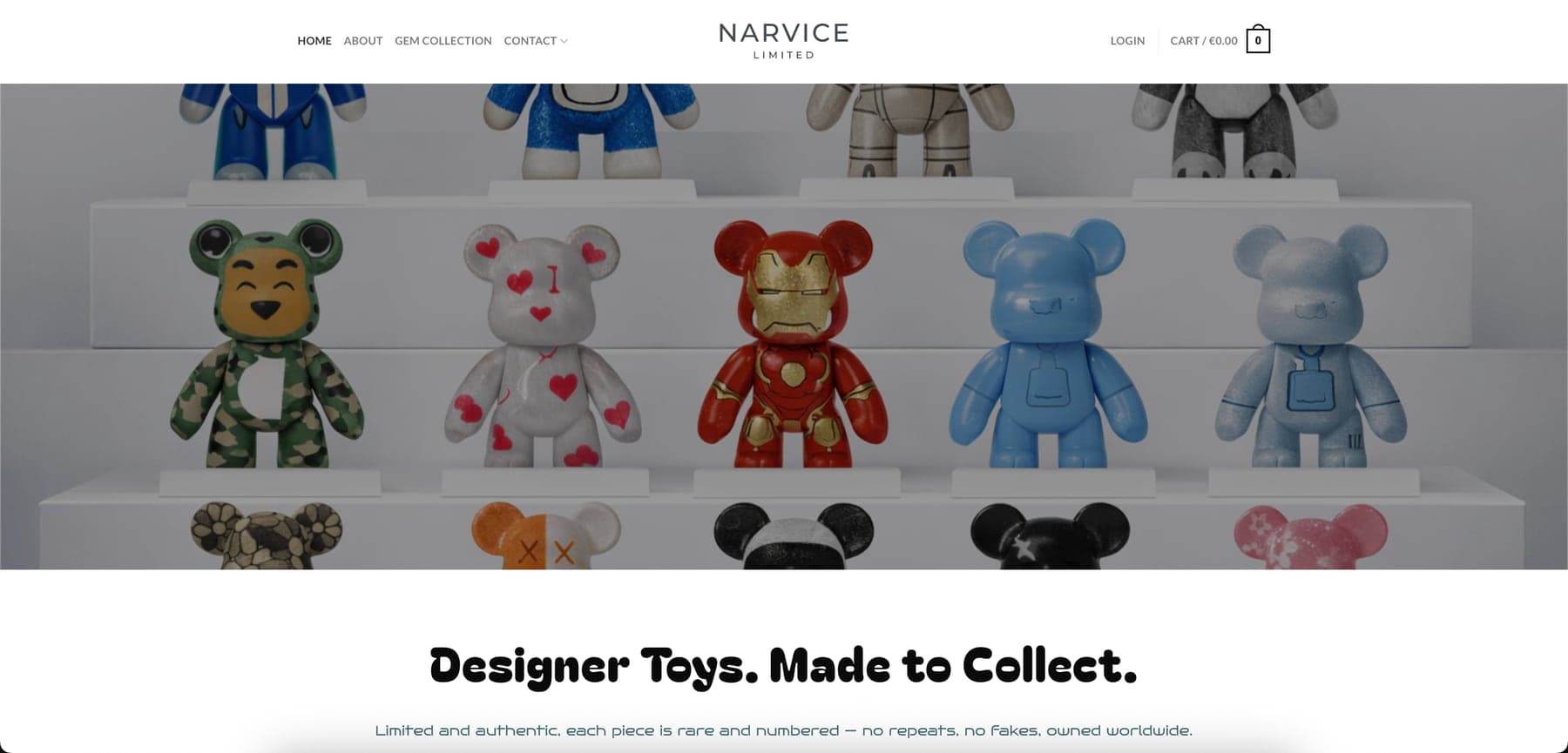 Narvixe - E-commerce art toys